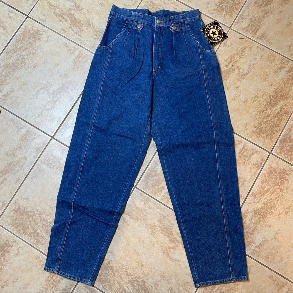 Uniform Code ULTIMATE MOM JEANS, vintage deadstock, tags still attached